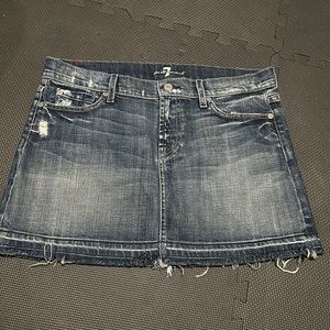 7 for All Mankind Denim Skirt Women’s Size 30